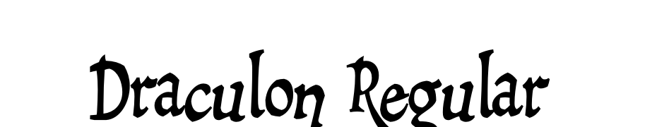Draculon Regular Font Download Free